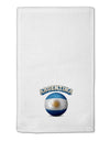 Soccer Ball Flag - Argentina 11&#x22;x18&#x22; Dish Fingertip Towel-Fingertip Towel-TooLoud-White-Davson Sales