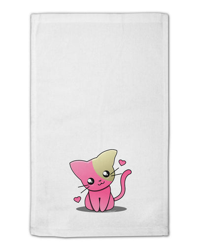 Kawaii Kitty 11&#x22;x18&#x22; Dish Fingertip Towel-Fingertip Towel-TooLoud-White-Davson Sales