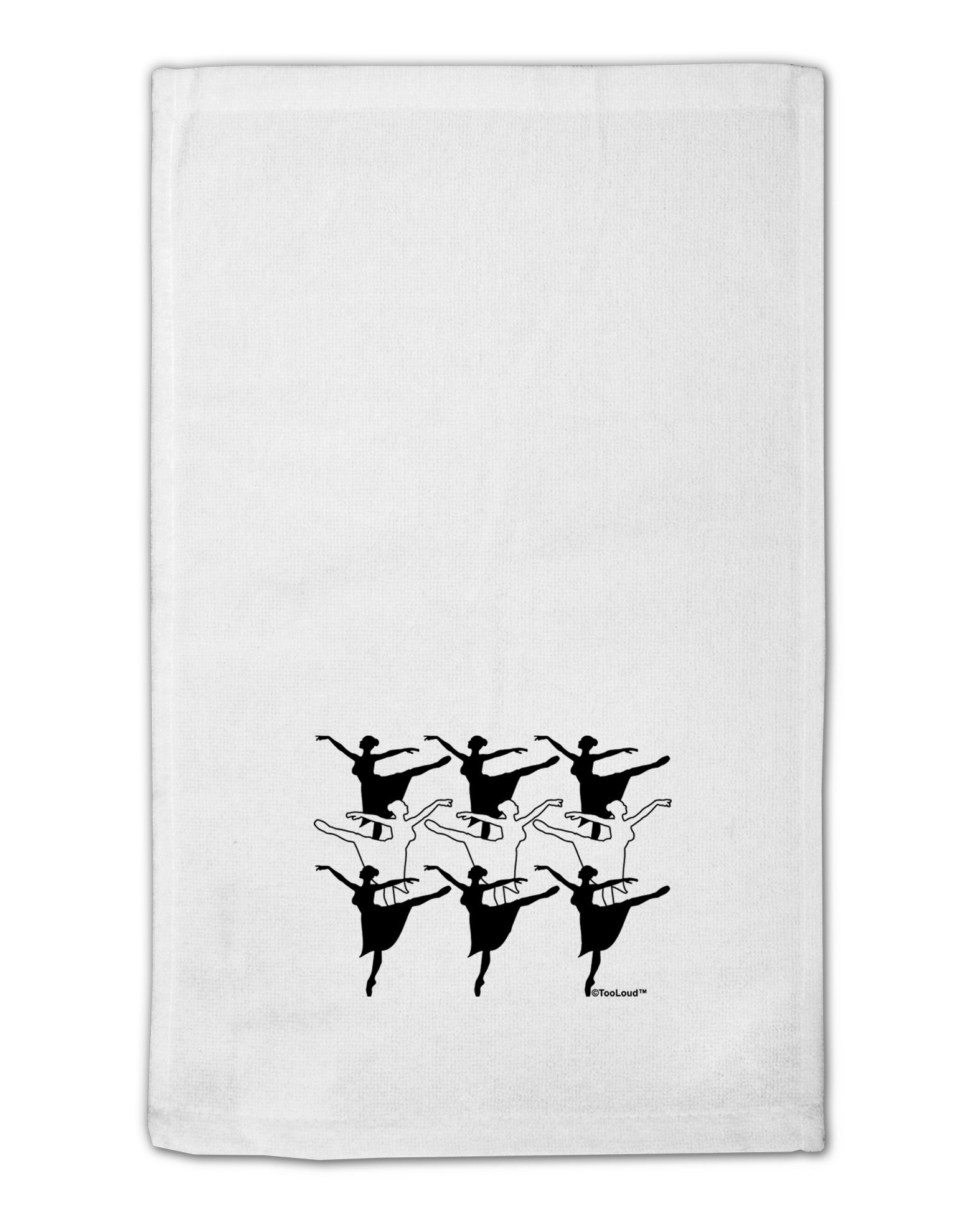 Nine Ladies Dancing 11&#x22;x18&#x22; Dish Fingertip Towel-Fingertip Towel-TooLoud-White-Davson Sales