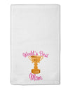 World's Best Mom - Number One Trophy 11&#x22;x18&#x22; Dish Fingertip Towel by TooLoud-Fingertip Towel-TooLoud-White-Davson Sales