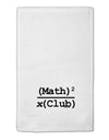 Math Club 11&#x22;x18&#x22; Dish Fingertip Towel by TooLoud-Fingertip Towel-TooLoud-White-Davson Sales