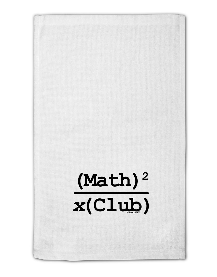 Math Club 11&#x22;x18&#x22; Dish Fingertip Towel by TooLoud-Fingertip Towel-TooLoud-White-Davson Sales