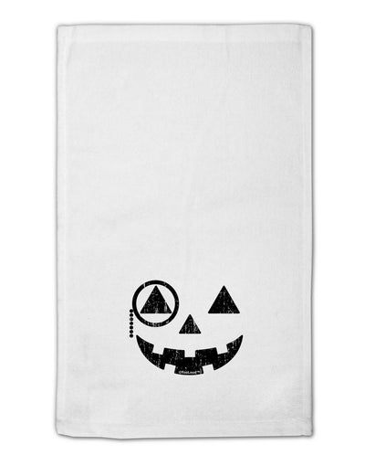 Monocle Jack-o-Lantern Distressed 11&#x22;x18&#x22; Dish Fingertip Towel-Fingertip Towel-TooLoud-White-Davson Sales