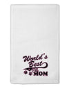 World's Best Cat Mom 11&#x22;x18&#x22; Dish Fingertip Towel by TooLoud-Fingertip Towel-TooLoud-White-Davson Sales