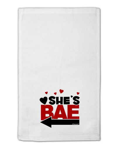 She's BAE - Left Arrow 11&#x22;x18&#x22; Dish Fingertip Towel-Fingertip Towel-TooLoud-White-Davson Sales