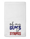 Oh My Stars and Stripes - Patriotic Design 11&#x22;x18&#x22; Dish Fingertip Towel-Fingertip Towel-TooLoud-White-Davson Sales