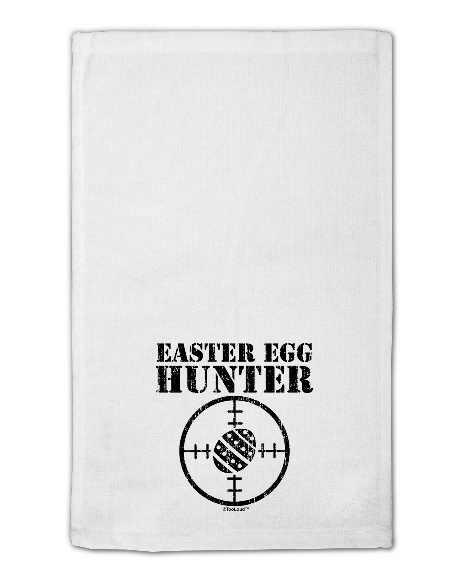 Easter Egg Hunter Distressed 11&#x22;x18&#x22; Dish Fingertip Towel by TooLoud-Fingertip Towel-TooLoud-White-Davson Sales
