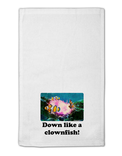 Down Like A Clownfish 11&#x22;x18&#x22; Dish Fingertip Towel-Fingertip Towel-TooLoud-White-Davson Sales