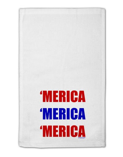 Merica Merica Merica - Red and Blue 11&#x22;x18&#x22; Dish Fingertip Towel-Fingertip Towel-TooLoud-White-Davson Sales