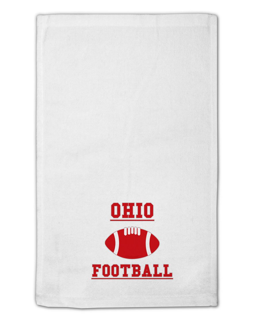 Ohio Football 11&#x22;x18&#x22; Dish Fingertip Towel by TooLoud-TooLoud-White-Davson Sales