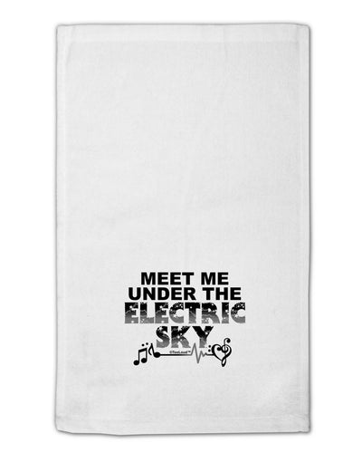 Electric Sky BnW 11&#x22;x18&#x22; Dish Fingertip Towel-Fingertip Towel-TooLoud-White-Davson Sales