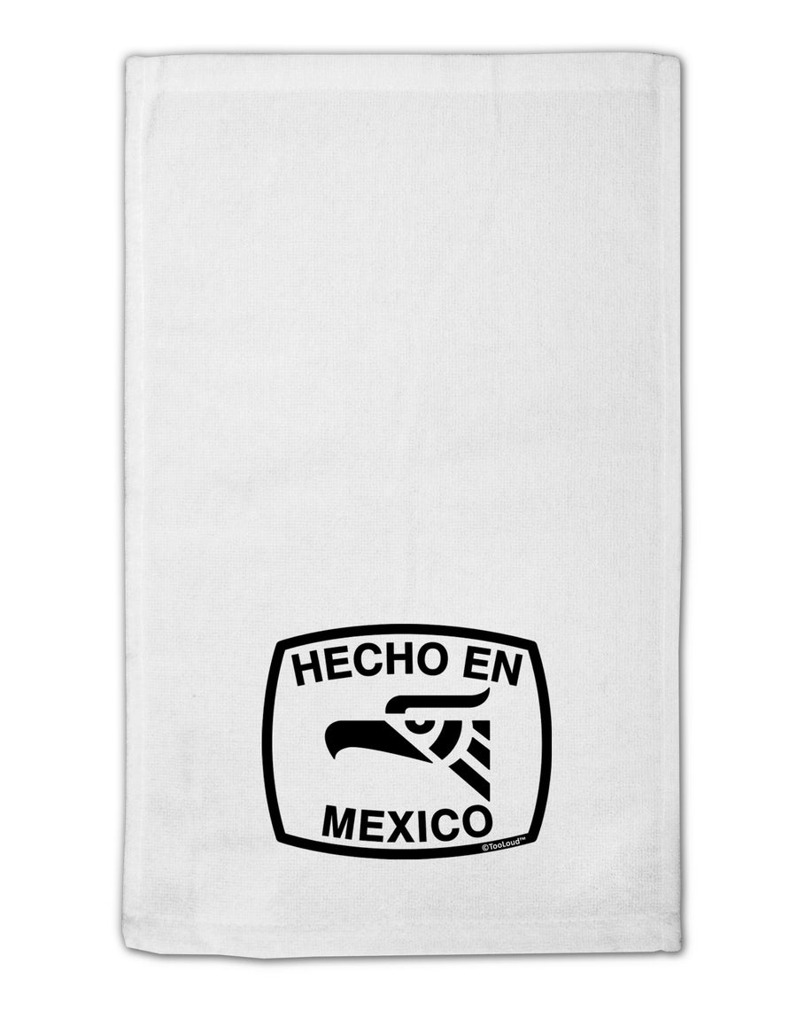 Hecho en Mexico Eagle Symbol with Text 11&#x22;x18&#x22; Dish Fingertip Towel by TooLoud-Fingertip Towel-TooLoud-White-Davson Sales