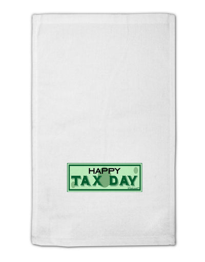 Happy Tax Day 11&#x22;x18&#x22; Dish Fingertip Towel by TooLoud-Fingertip Towel-TooLoud-White-Davson Sales