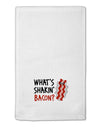 What's Shakin' Bacon 11&#x22;x18&#x22; Dish Fingertip Towel-Fingertip Towel-TooLoud-White-Davson Sales