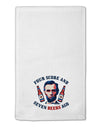 Seven Beers Ago - Lincoln 11&#x22;x18&#x22; Dish Fingertip Towel-Fingertip Towel-TooLoud-White-Davson Sales