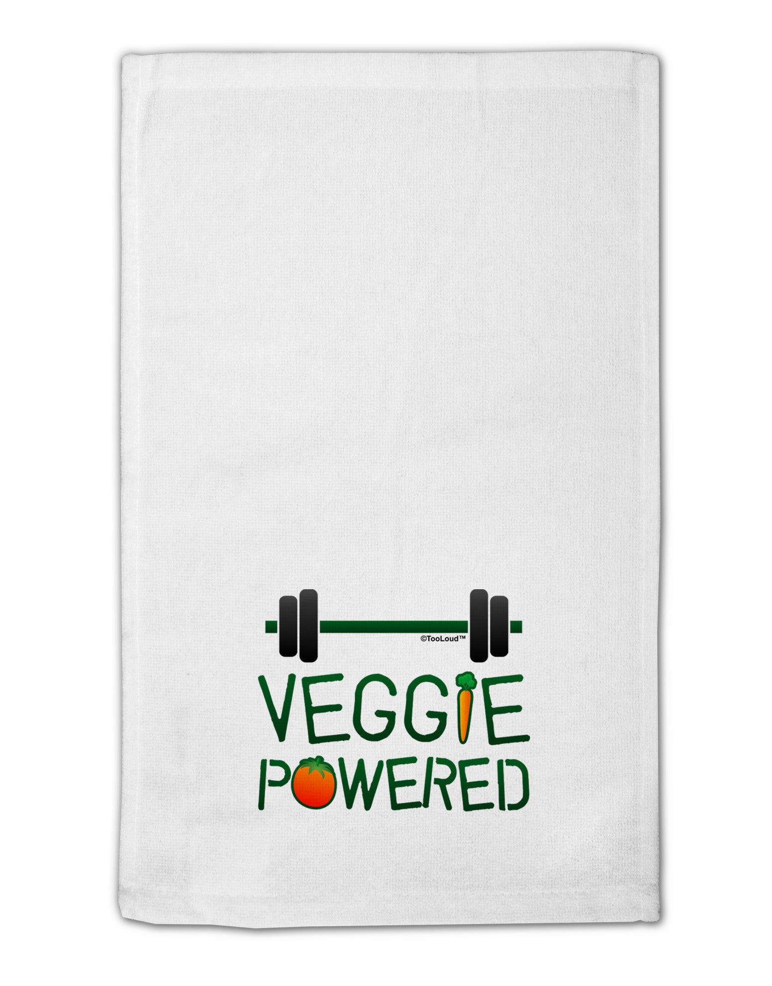 TooLoud Veggie Powered 11&#x22;x18&#x22; Dish Fingertip Towel-Fingertip Towel-TooLoud-White-Davson Sales