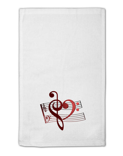 Heart Sheet Music 11&#x22;x18&#x22; Dish Fingertip Towel-Fingertip Towel-TooLoud-White-Davson Sales