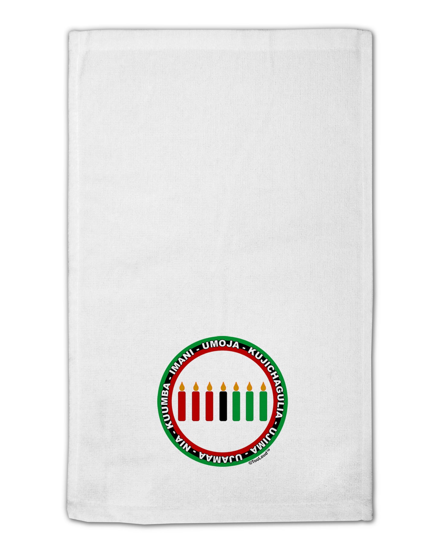 7 Principles Circle 11&#x22;x18&#x22; Dish Fingertip Towel-Fingertip Towel-TooLoud-White-Davson Sales