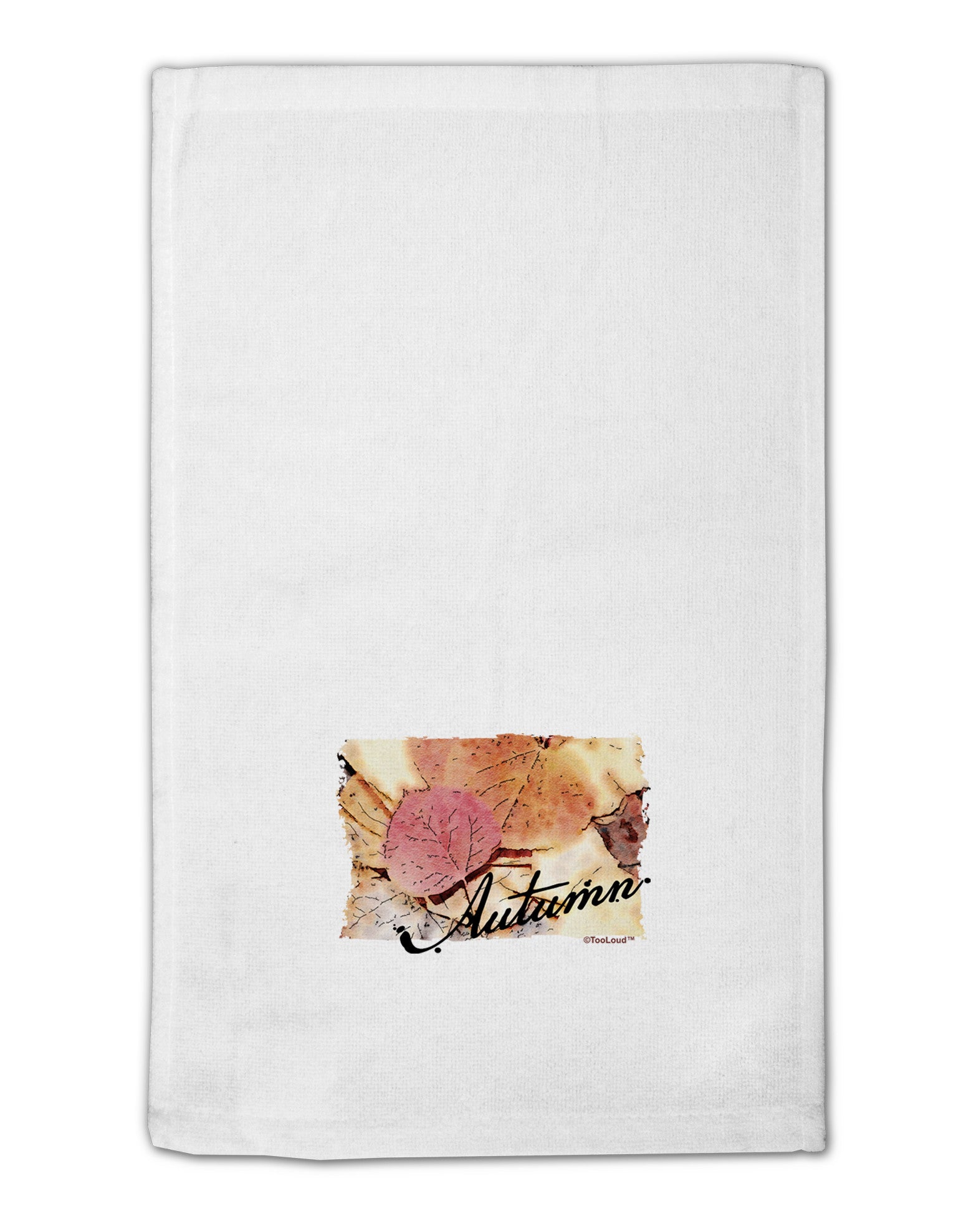 Colorado - Autumn WaterColor Text 11&#x22;x18&#x22; Dish Fingertip Towel-Fingertip Towel-TooLoud-White-Davson Sales