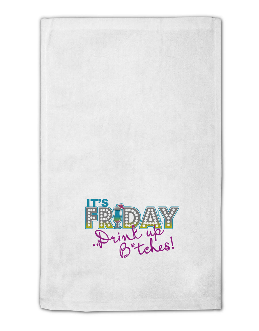 It's Friday - Drink Up 11&#x22;x18&#x22; Dish Fingertip Towel-Fingertip Towel-TooLoud-White-Davson Sales