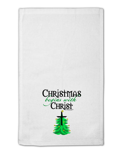 Begins With Christ 11&#x22;x18&#x22; Dish Fingertip Towel-Fingertip Towel-TooLoud-White-Davson Sales