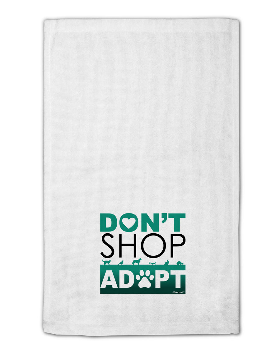 Don't Shop Adopt 11&#x22;x18&#x22; Dish Fingertip Towel-Fingertip Towel-TooLoud-White-Davson Sales