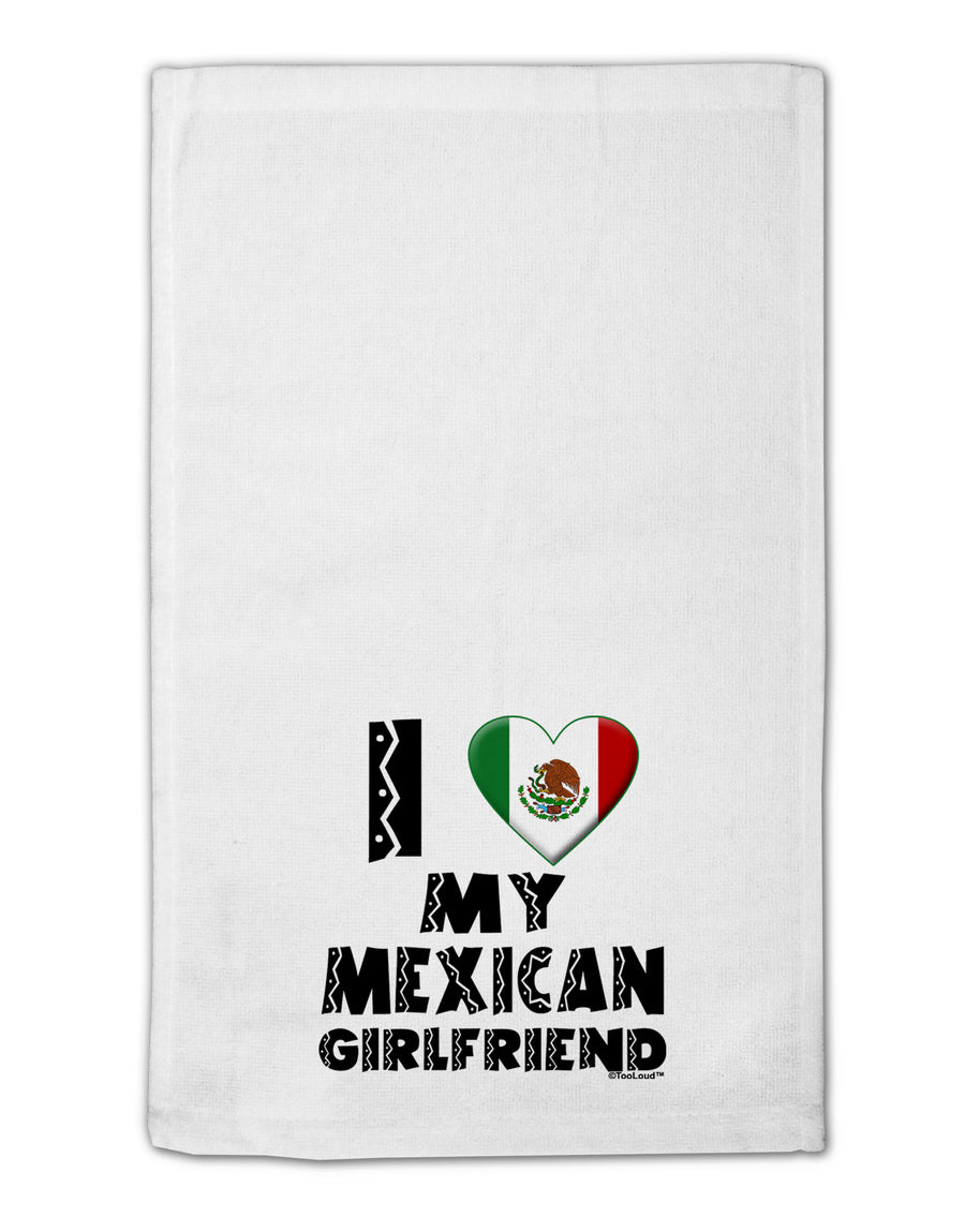 I Heart My Mexican Girlfriend 11&#x22;x18&#x22; Dish Fingertip Towel by TooLoud-Fingertip Towel-TooLoud-White-Davson Sales