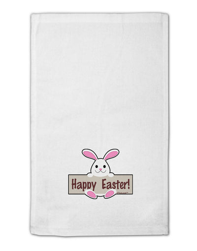 Cute Bunny - Happy Easter 11&#x22;x18&#x22; Dish Fingertip Towel by TooLoud-Fingertip Towel-TooLoud-White-Davson Sales