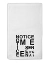 Notice Me Senpai Artistic Text 11&#x22;x18&#x22; Dish Fingertip Towel-Fingertip Towel-TooLoud-White-Davson Sales