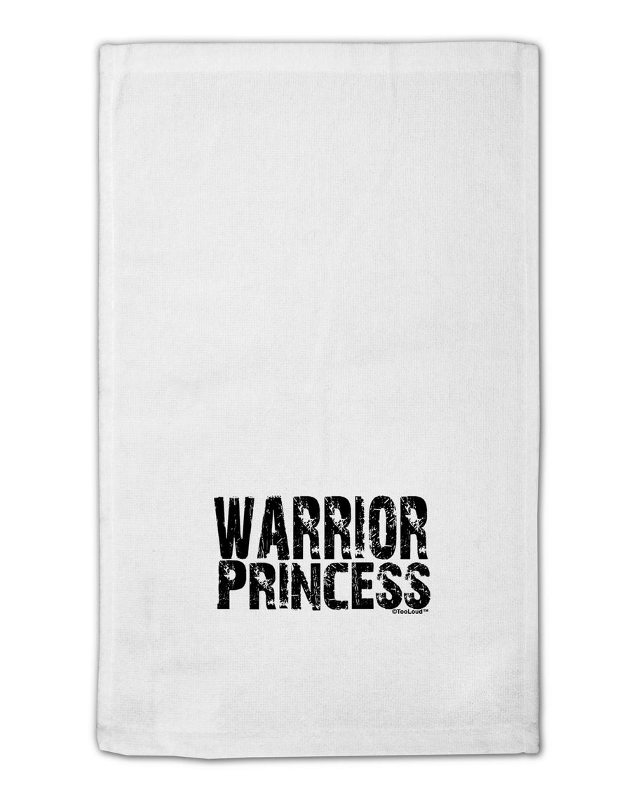 Warrior Princess Black and White 11&#x22;x18&#x22; Dish Fingertip Towel-Fingertip Towel-TooLoud-White-Davson Sales