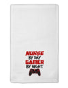 Nurse By Day Gamer By Night 11&#x22;x18&#x22; Dish Fingertip Towel-Fingertip Towel-TooLoud-White-Davson Sales