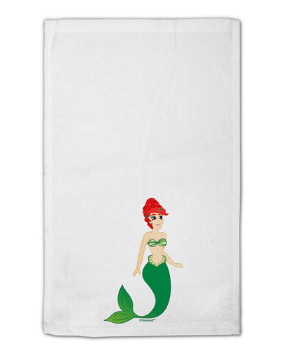 Mermaid Design - Green 11&#x22;x18&#x22; Dish Fingertip Towel-Fingertip Towel-TooLoud-White-Davson Sales