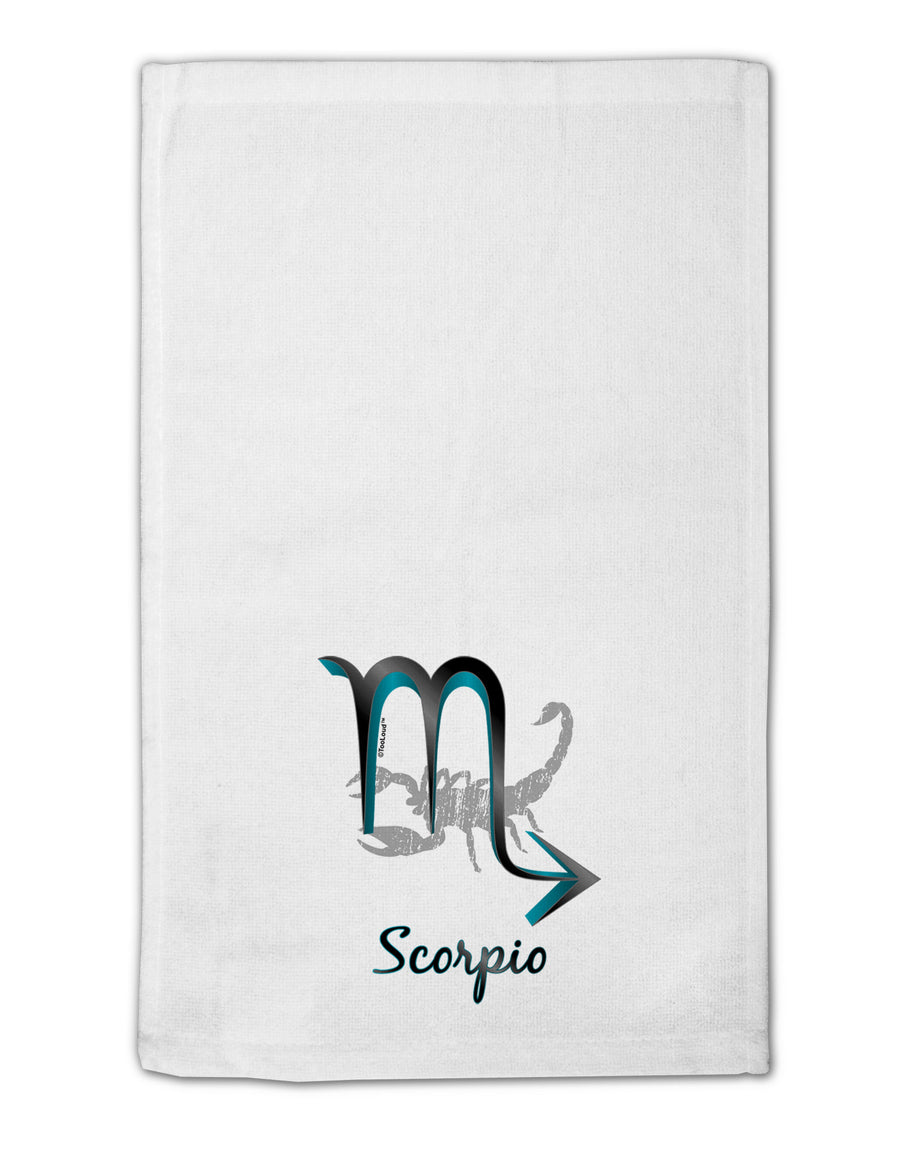 Scorpio Symbol 11&#x22;x18&#x22; Dish Fingertip Towel-Fingertip Towel-TooLoud-White-Davson Sales