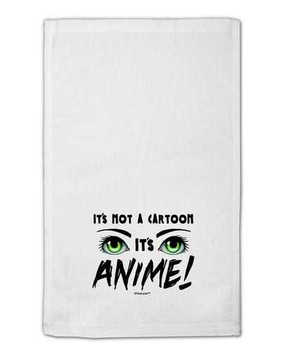 Not A Cartoon Eyes Green 11&#x22;x18&#x22; Dish Fingertip Towel by TooLoud-Fingertip Towel-TooLoud-White-Davson Sales