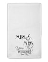 Personalized Mrs and Mrs Lesbian Wedding - Name- Established -Date- Design 11&#x22;x18&#x22; Dish Fingertip Towel-Fingertip Towel-TooLoud-White-Davson Sales