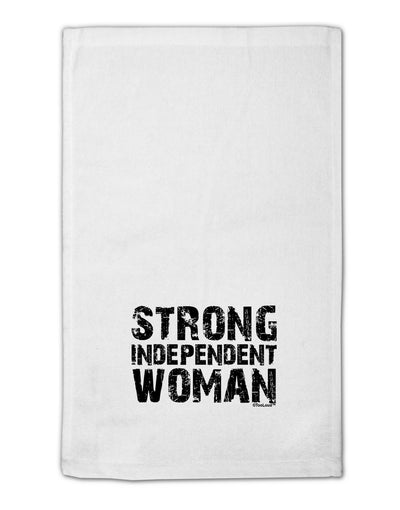 Strong Independent Woman 11&#x22;x18&#x22; Dish Fingertip Towel-Fingertip Towel-TooLoud-White-Davson Sales