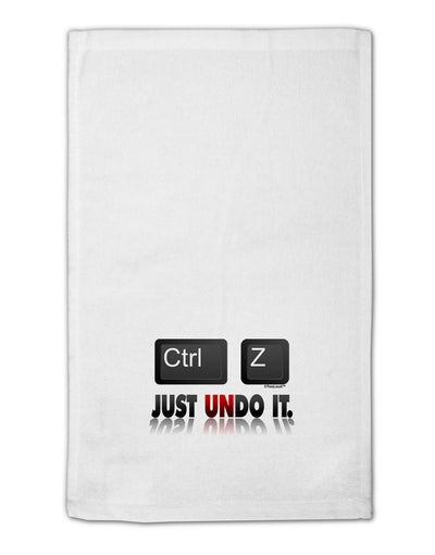 Ctrl Z Just Undo It 11&#x22;x18&#x22; Dish Fingertip Towel-Fingertip Towel-TooLoud-White-Davson Sales