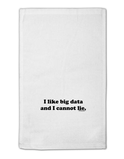 I Like Big Data 11&#x22;x18&#x22; Dish Fingertip Towel by TooLoud-Fingertip Towel-TooLoud-White-Davson Sales