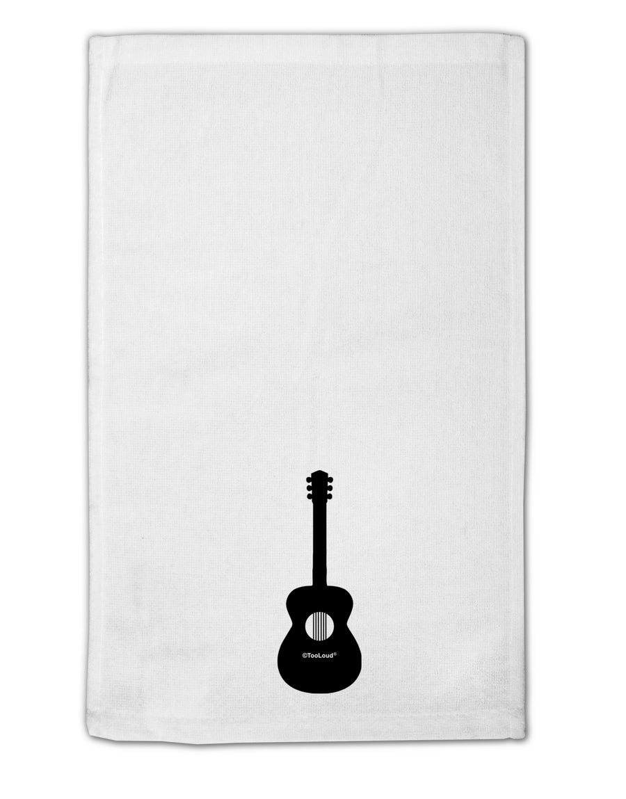 Acoustic Guitar Cool Musician 11&#x22;x18&#x22; Dish Fingertip Towel by TooLoud-Fingertip Towel-TooLoud-White-Davson Sales