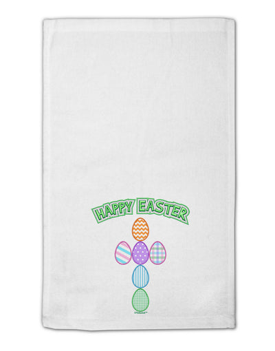 Happy Easter Egg Cross Faux Applique 11&#x22;x18&#x22; Dish Fingertip Towel-Fingertip Towel-TooLoud-White-Davson Sales