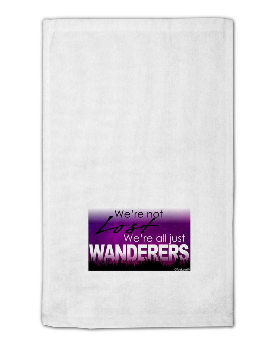 TooLoud We're All Just Wanderers 11&#x22;x18&#x22; Dish Fingertip Towel-Fingertip Towel-TooLoud-White-Davson Sales