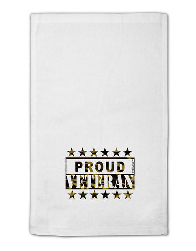 Proud Veteran Camo 11&#x22;x18&#x22; Dish Fingertip Towel-Fingertip Towel-TooLoud-White-Davson Sales