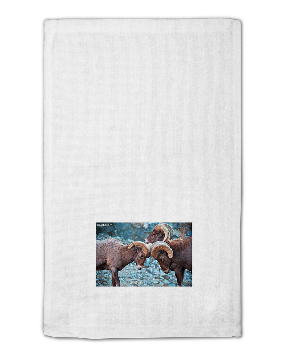 CO Bighorn Head Butt 11&#x22;x18&#x22; Dish Fingertip Towel-Fingertip Towel-TooLoud-White-Davson Sales