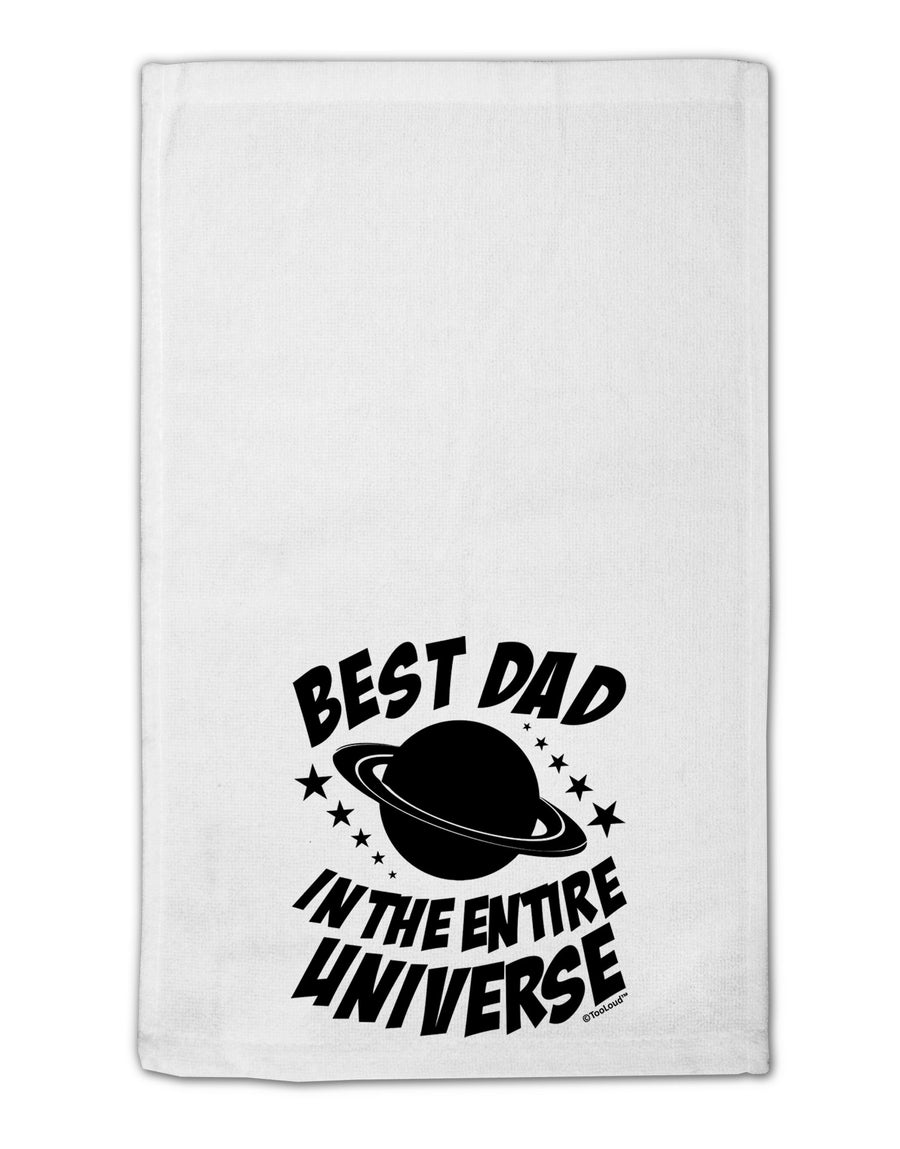 Best Dad in the Entire Universe 11&#x22;x18&#x22; Dish Fingertip Towel-Fingertip Towel-TooLoud-White-Davson Sales