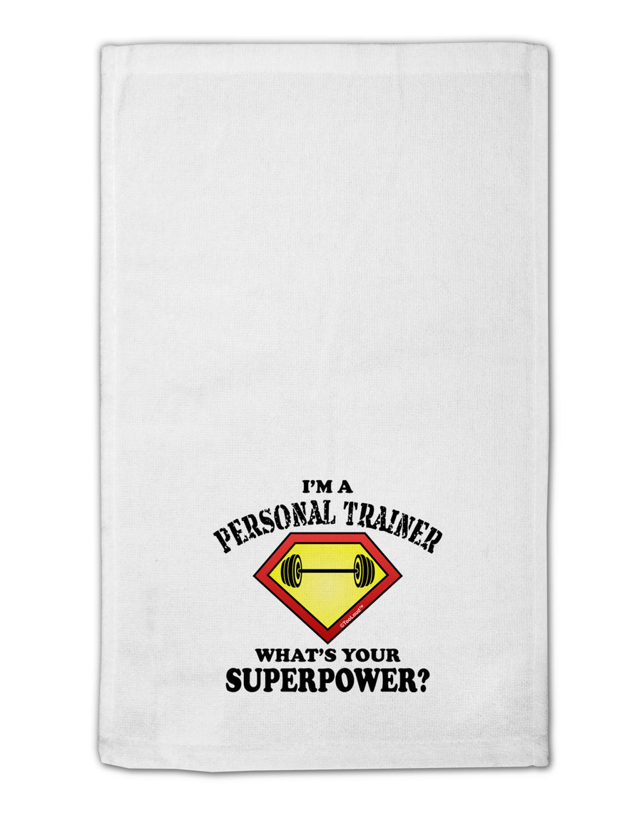 Personal Trainer - Superpower 11&#x22;x18&#x22; Dish Fingertip Towel-Fingertip Towel-TooLoud-White-Davson Sales