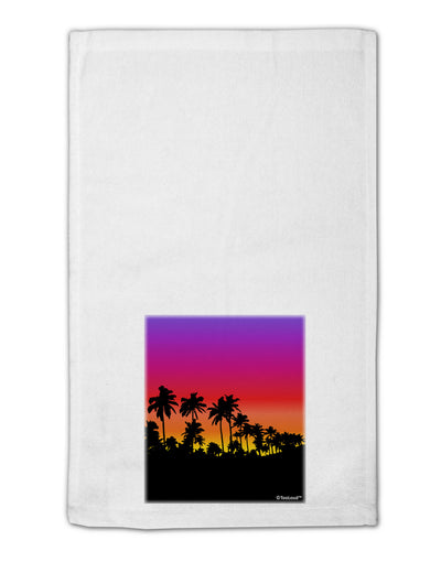 Palm Trees and Sunset Design 11&#x22;x18&#x22; Dish Fingertip Towel by TooLoud-Fingertip Towel-TooLoud-White-Davson Sales