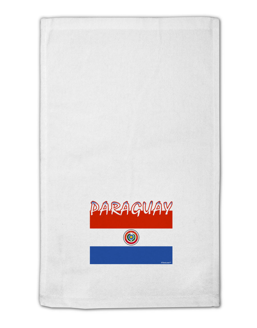 Paraguay Flag 11&#x22;x18&#x22; Dish Fingertip Towel-Fingertip Towel-TooLoud-White-Davson Sales