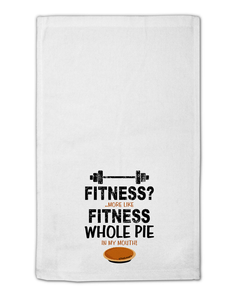 Fitness Whole Pie 11&#x22;x18&#x22; Dish Fingertip Towel-Fingertip Towel-TooLoud-White-Davson Sales