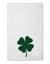 Lucky Four Leaf Clover St Patricks Day 11&#x22;x18&#x22; Dish Fingertip Towel-Fingertip Towel-TooLoud-White-Davson Sales