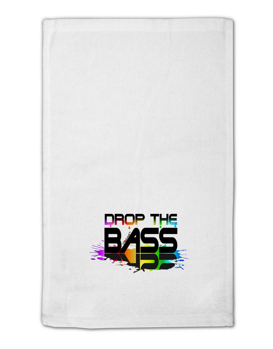 Paint Drop The Bass 11&#x22;x18&#x22; Dish Fingertip Towel-Fingertip Towel-TooLoud-White-Davson Sales